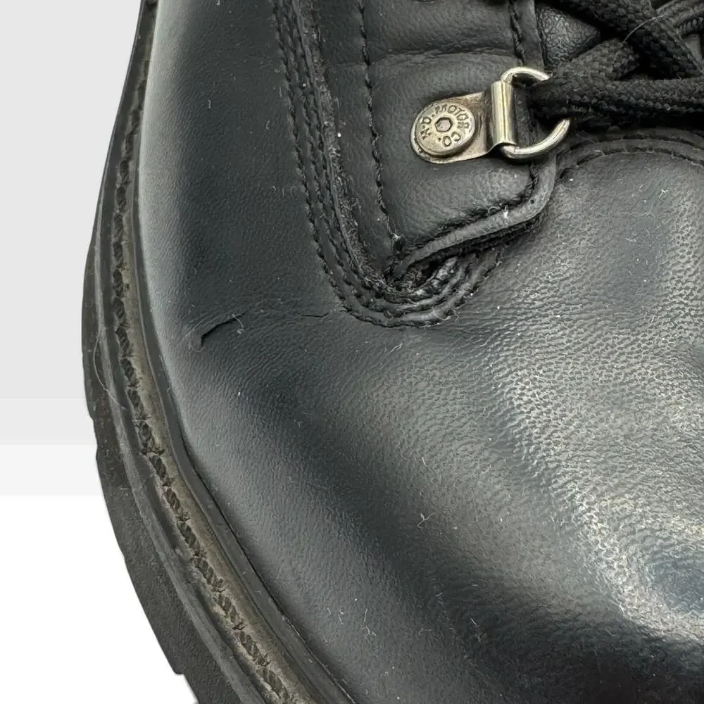 Harley-Davidson Drive D91146 Mens 12 Black Leather Motorcycle Biker Boots